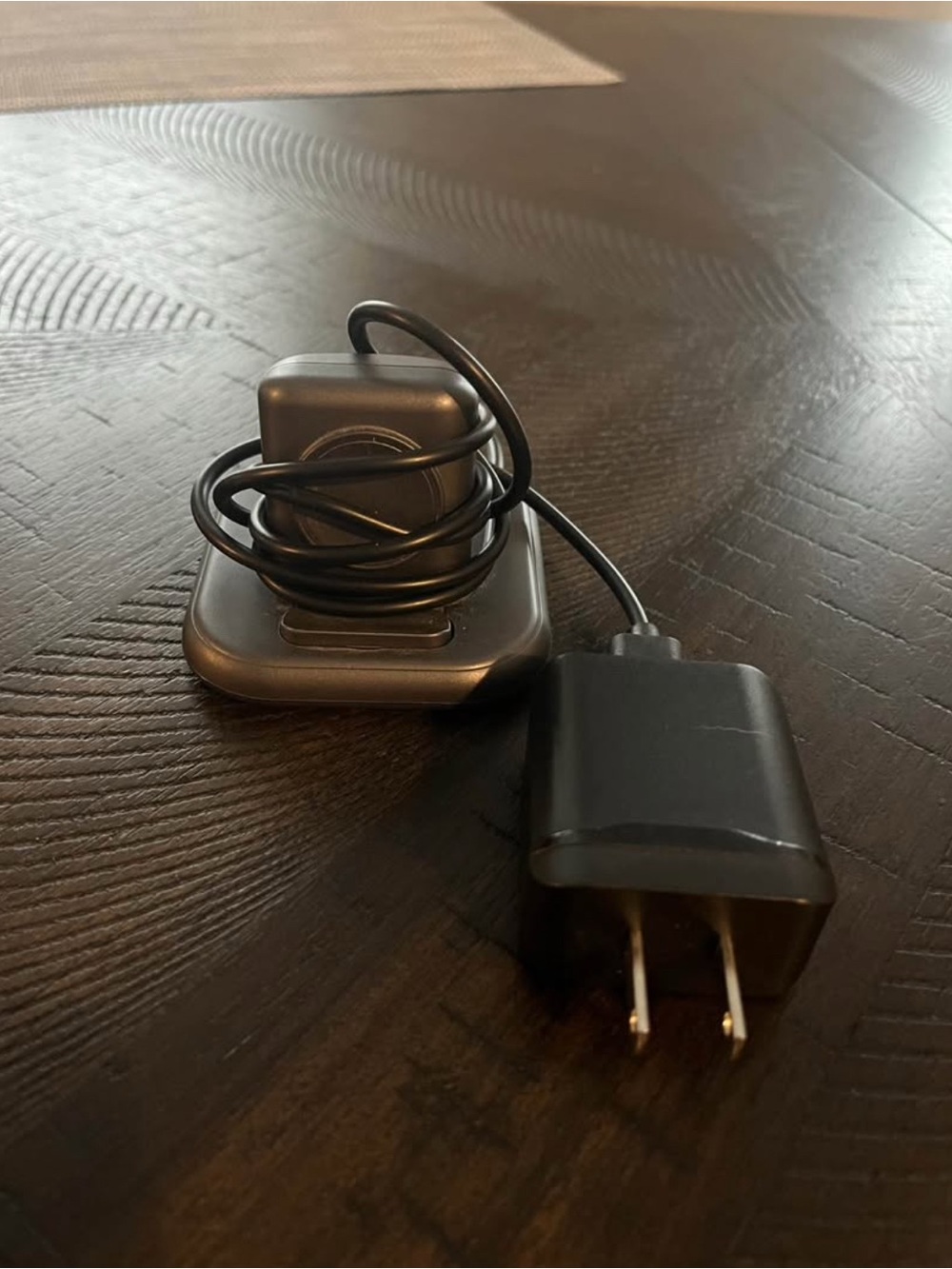 Universal Black USB Wall Charger with Coiled Cable to charge Apple Watches